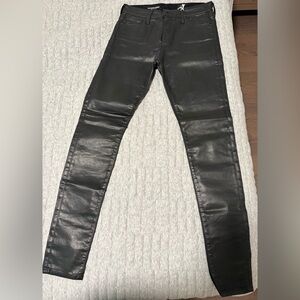 AG Farrah Skinny black coated pants -NEW